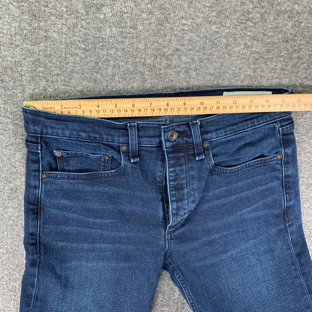 Rag & Bone Fit 2 Slim Jeans Men 31x27 Button Fly Pants Stretch Huston Cashmere